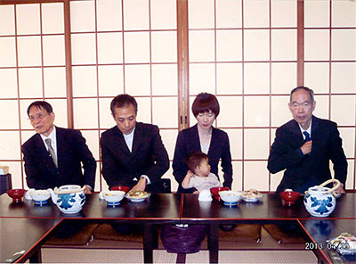 河内介子孫　幸栄さんの孫夫妻