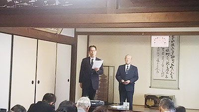 潮崎誠氏の講演「ふるさと但馬の河内介」-3