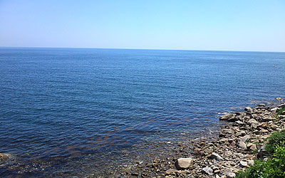 小豆島町 福田の海岸